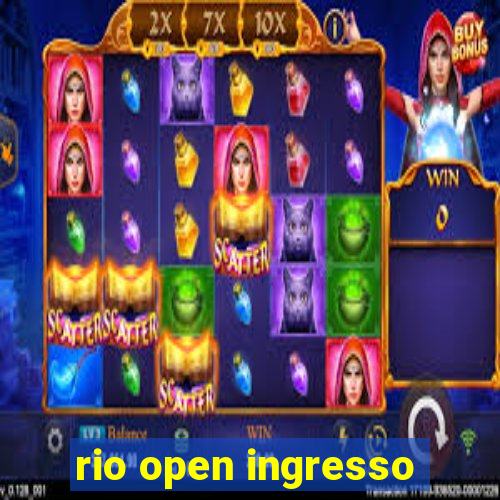 rio open ingresso